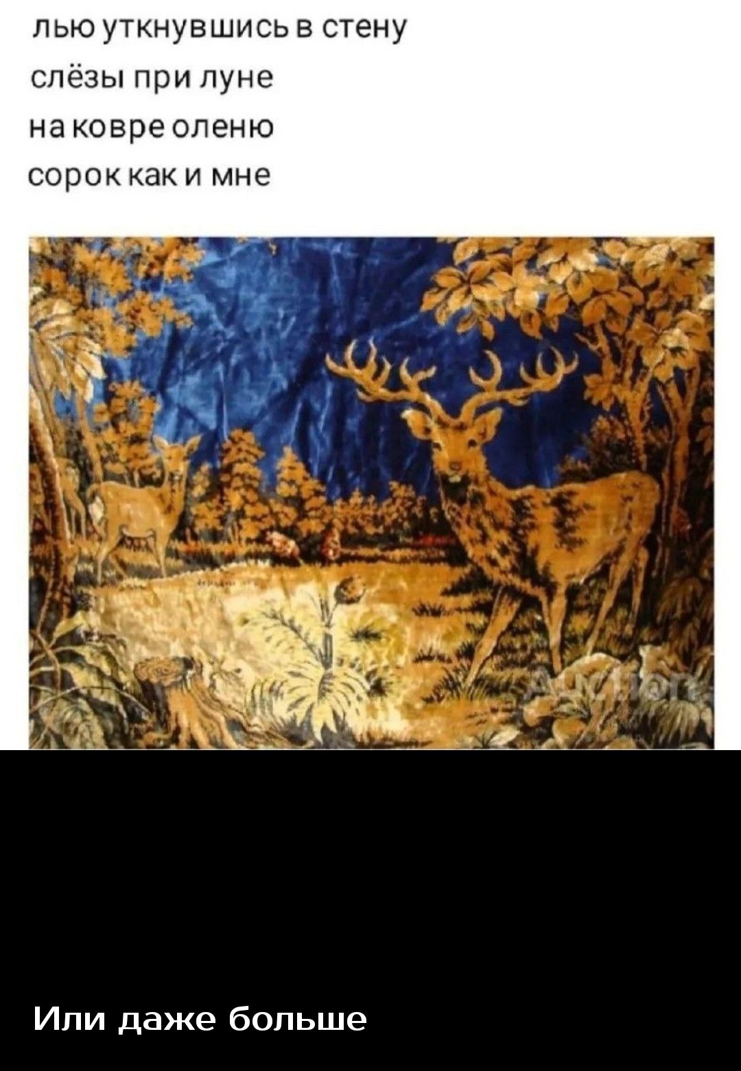 пью уткнувшись в стену слёзы при пуне на ковреоленю сорок как и мне Или даже больше