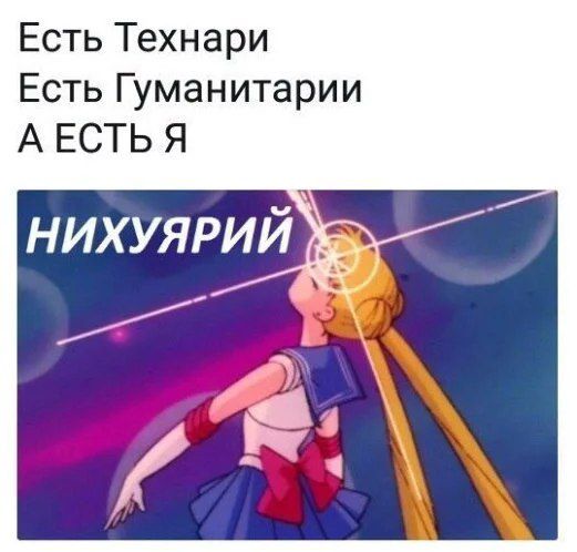 Есть Технари Есть Гуманитарии АЕСТЬ Я НИХУЯРИЙ