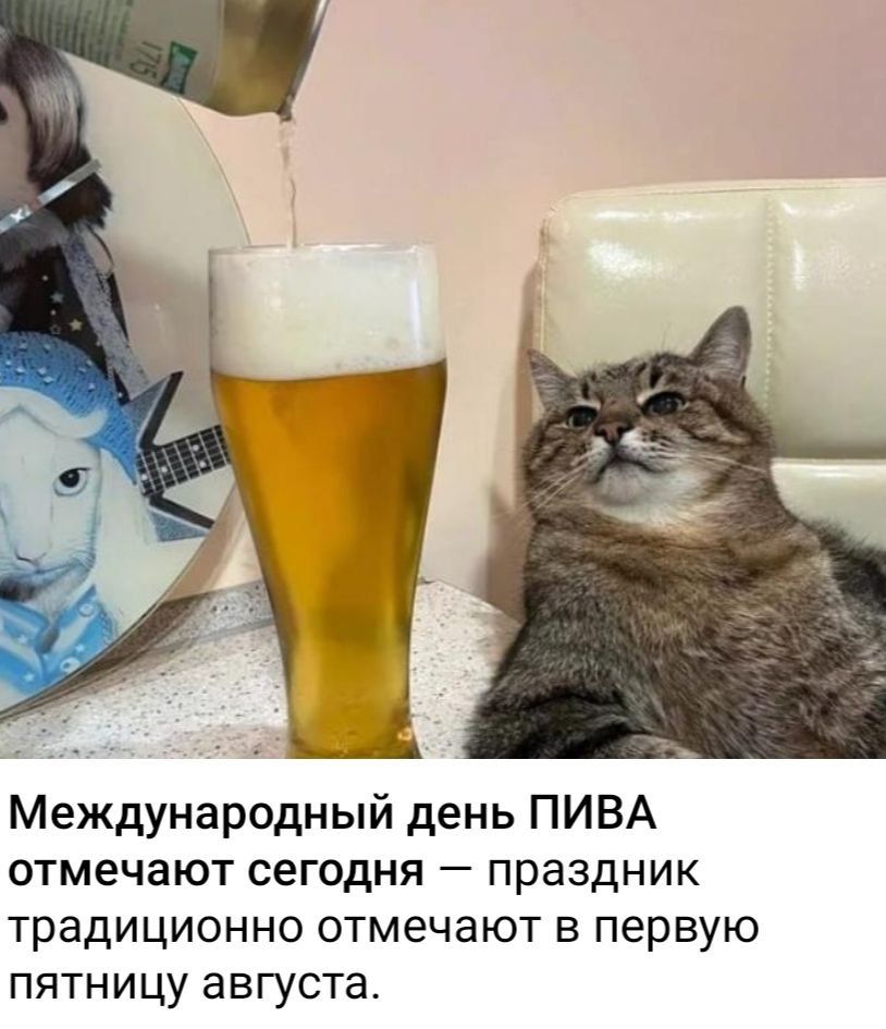 Международный день ПИВА отмечают сегодня — праздник традиционно отмечают в первую пятницу августа.