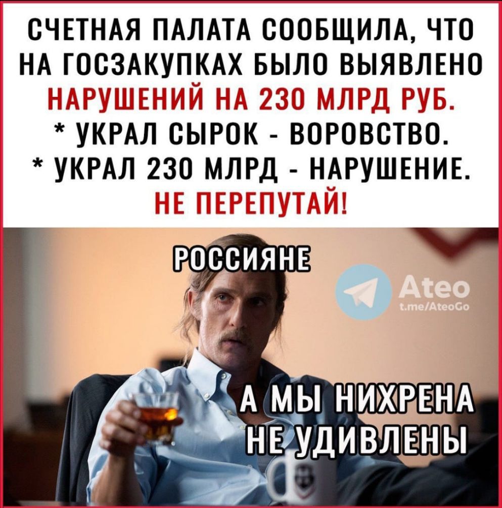 СЧЕТНАЯ ПАЛАТА СООБЩИЛА ЧТО НА ГООЗАКУПКАХ БЬЛ0 ВЫЯВЛЕНО ТЕМ УКРАЛ СЬРОК ВОРОВСТВО УКРАЛ 230 МЛРД НАРУШЕНИЕ