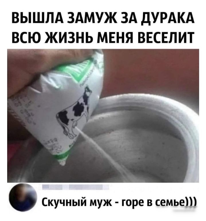 ВЫШЛА ЗАМУЖ ЗА ДУРАКА ВСЮ ЖИЗНЬ МЕНЯ ВЕСЕЛИТ Скучный муж горе в семье