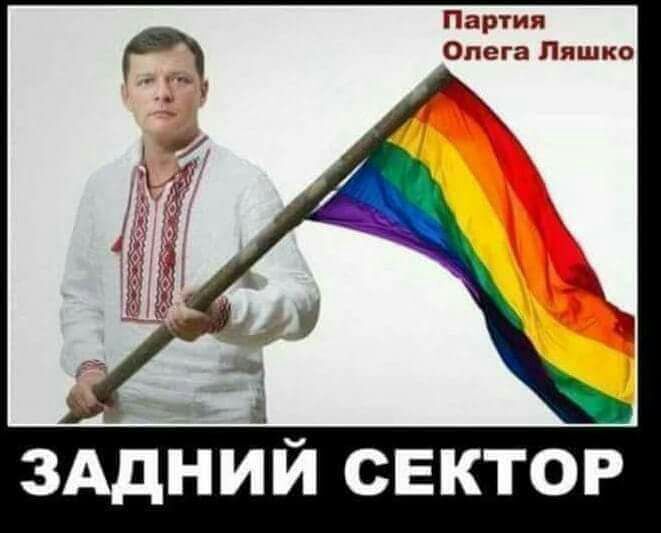 Партия Олега Ляшко ЗАДНИЙ СЕКТОР
