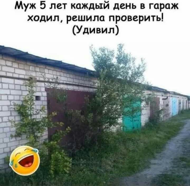 Муж 5 лет каждый день в гараж ходил решила проверить