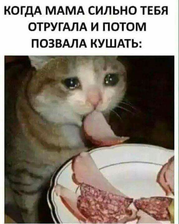КОГДА МАМА СИЛЬНО ТЕБЯ ОТРУГАЛА И ПОТОМ ПОЗВАЛА КУШАТЬ