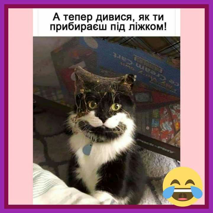 А тепер дивися як ти прибираеш під ліжком