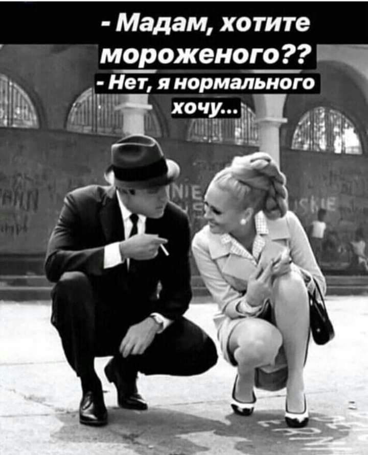 Мадам хотите мороженого 41 Нет я нормального хочу Ёі