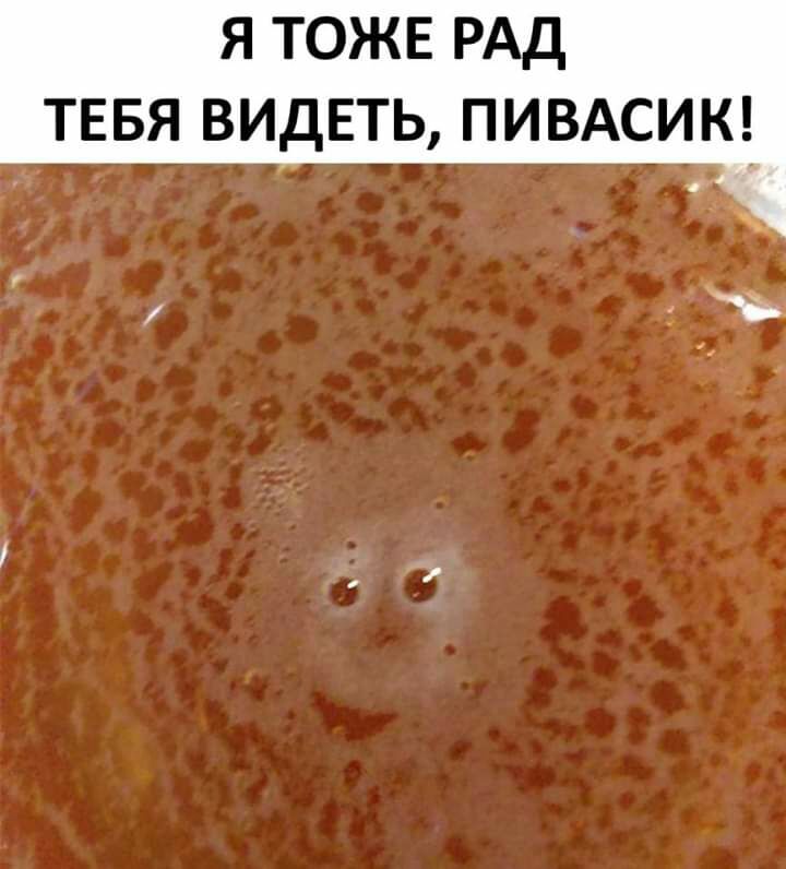 Я ТОЖЕ РАД ТЕБЯ ВИДЕТЬ ПИВАСИК