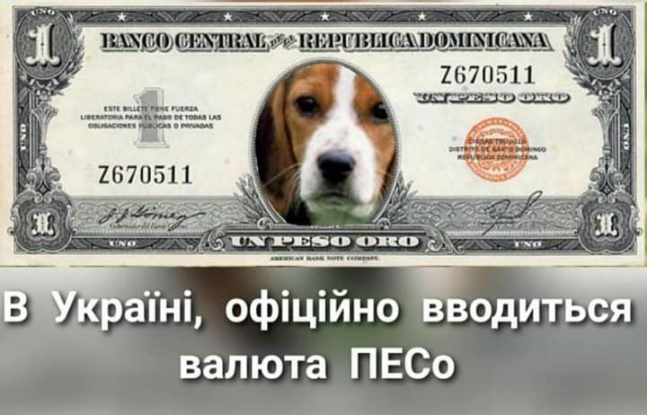 ваші офщпино вводит валюта ПЕСо