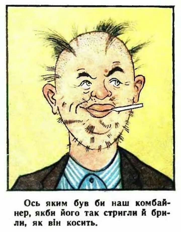 Ось яким був би наш комбай нер якби його так стригли й бри ли их він косить