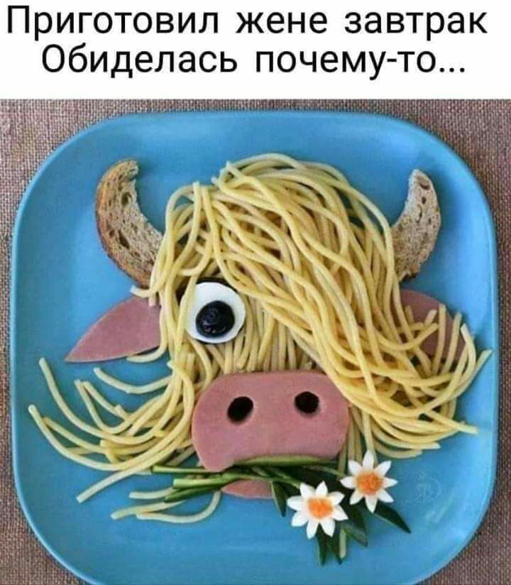 Приготовил жене завтрак обиделась почему то