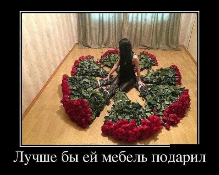Лучше бы ей мебель подарил