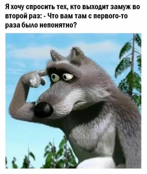я хочу спросить тех кто выходит замуж во второй раз Что вам там с первого то раза было непонятно