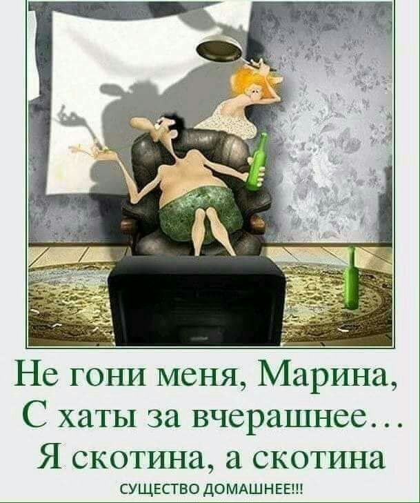 Не гоша меня Маршча С хаты за вчерашнее Я скопища а скотина СУЩЕСТВО ДОМАШ Н ЕЕ