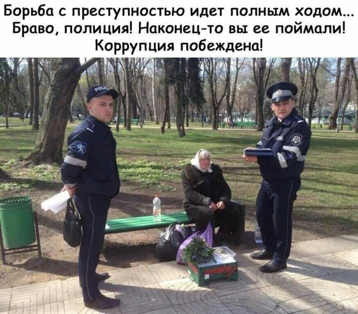 Борьба с преступностью идет полным ходом Браво полиция Наконец то вы ее поймали Коррупция побеждена
