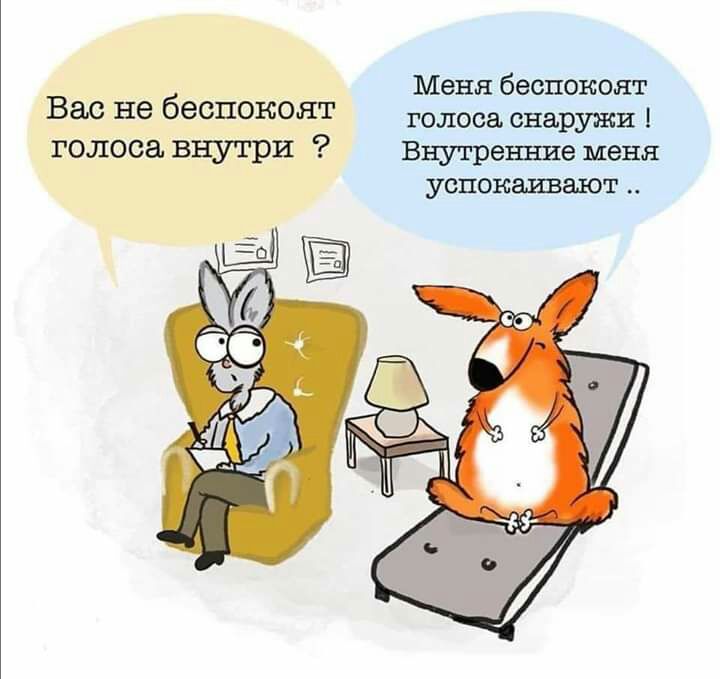 Меня беспокоят Вас не беспокоят голоса снаружи голоса внутри Внутренние меня успокаивают