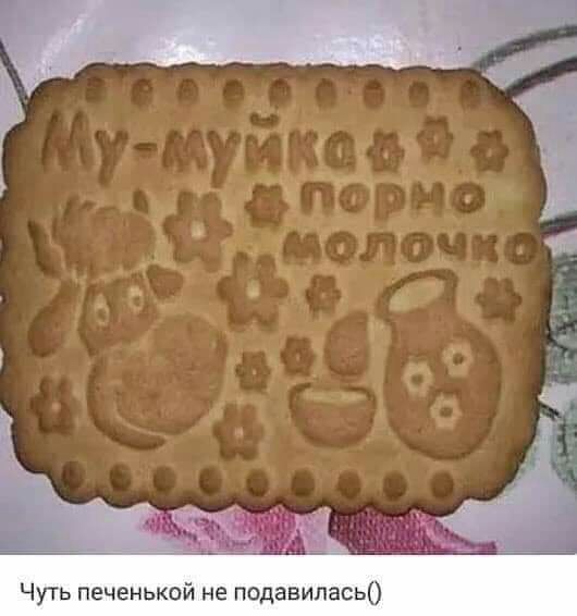 ь Чуть печенькой не подавипасьо