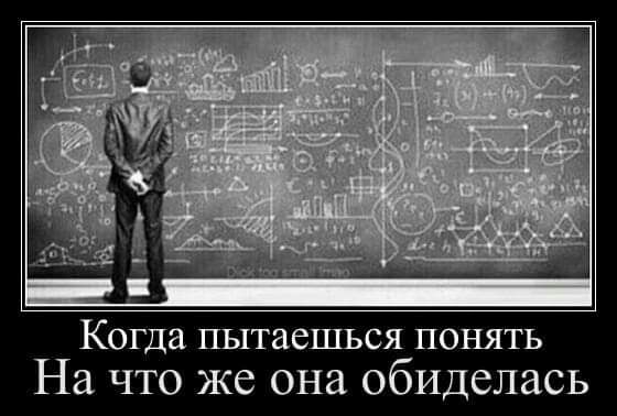 Когда пытаешься понять На ЧТО ЖЕ ОНЗ обиделась