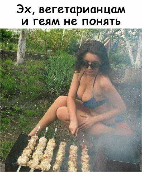 Эх вегетарианцем и геям не понять