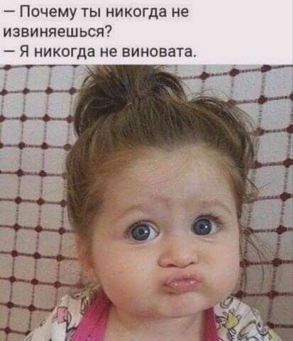 Почему ты никогда не извиняешься Я никогда не виновата _