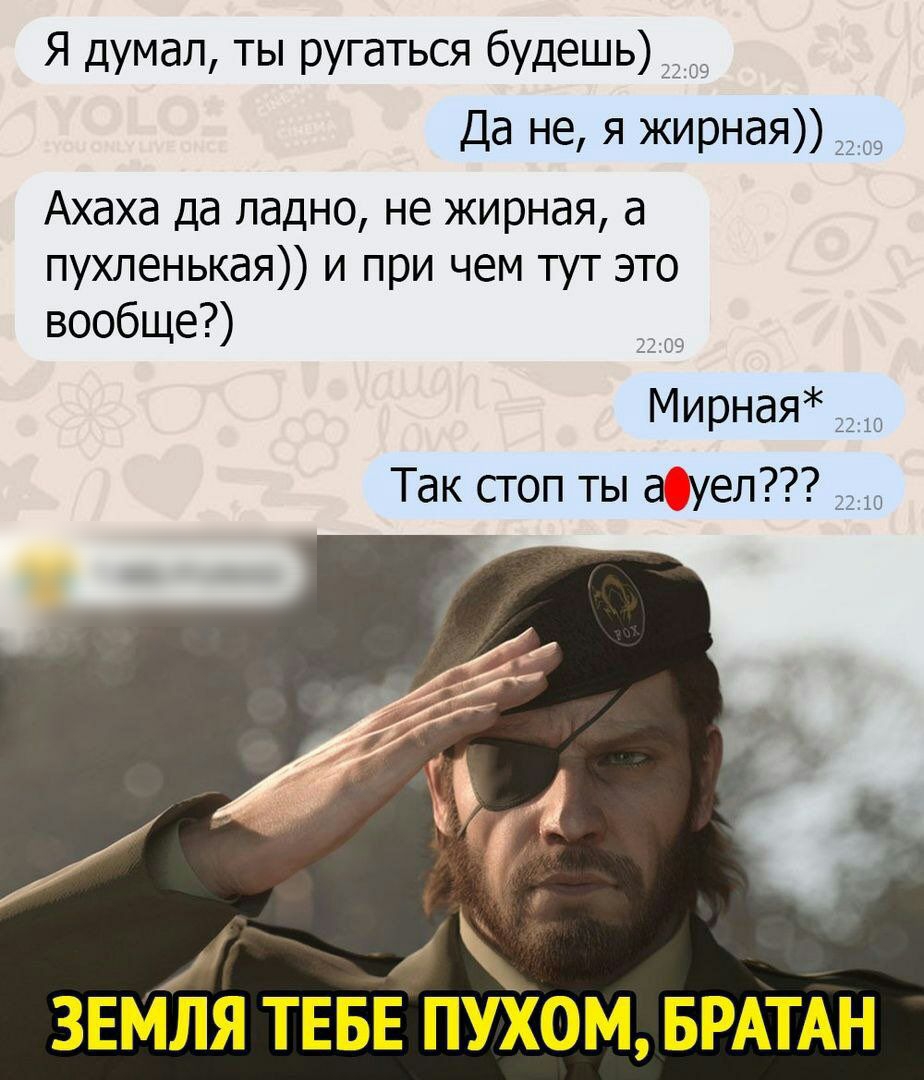 Я думал ты ругаться будешь Да не я жирная 2209 Ахаха да ладно не жирная а пухленькая и при чем тут это вообще Мирная Так стоп ты а уел ЗЕМЛЯ ТЕБЕ ПУХОМ БРАТАН