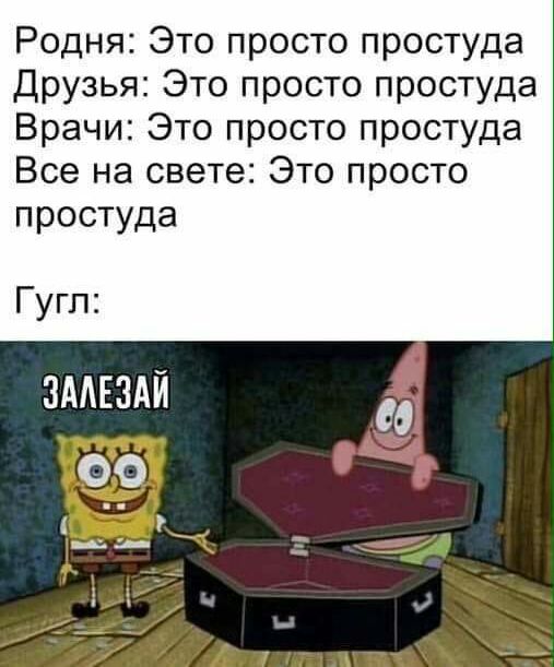 Родня Это просто простуда Друзья Это просто простуда Врачи Это просто простуда Все на свете Это просто простуда Гугл ЗААЕЗАЙ ОО Ш