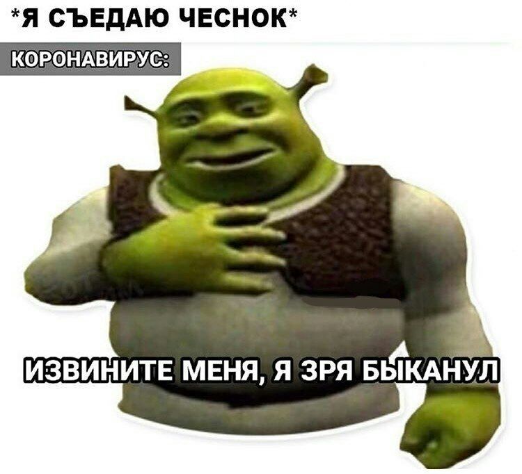 Я СЪЕДАЮ ЧЕСНОК КОРОНАВИРУС извинитв мвня я зря выкм іул