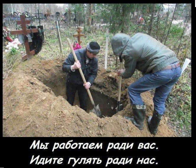 Мы работаем ради вас Идите гулять ради нас