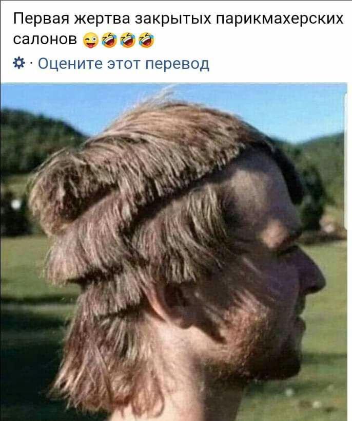 Первая жертва закрытых парикмахерских салонов 0666 31 Оцените этот перевод
