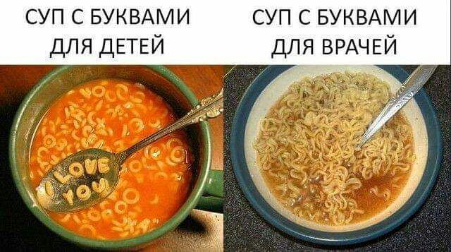 суп с вуквдми суп с БУКВАМИ для ДЕТЕЙ для ВРАЧЕЙ