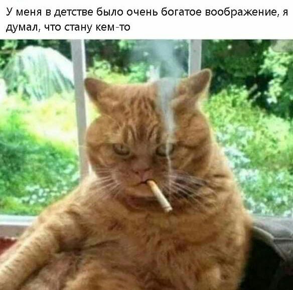 У МЕНЯ Б ДЕТСТБЕ бЫЛО ОЧЕНЬ богатое воображение Я думал ЧТО стану КЕМТО