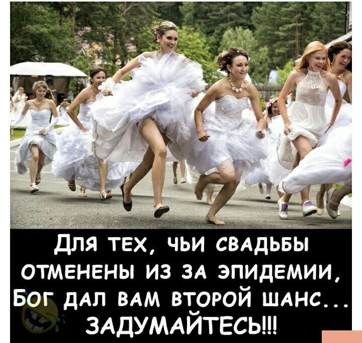 Дл тех чьи СВАДЬБЫ отменены из ЗА эпидемии Бог дАП вдм втдорой шднс ЗАДУМАИТЕСЬ