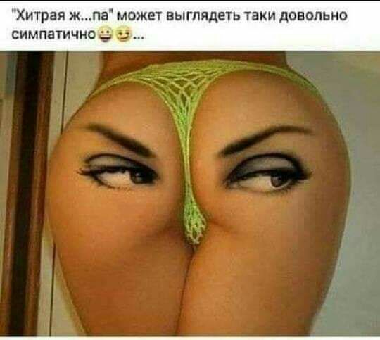 Хитрая жпа может выглядеть таки довольно симпатичное