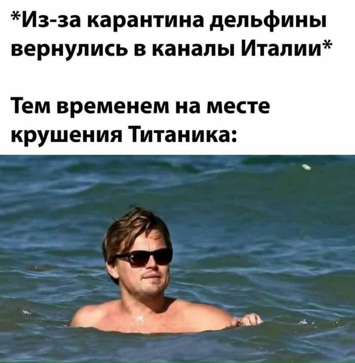 Из за карантина дельфины вернулись 3 каналы Италии Тем временем на месте крушения Титаника иъ