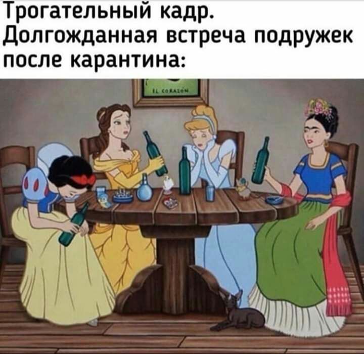 Трогательный кадр Долгожданная встреча подружек после карантина