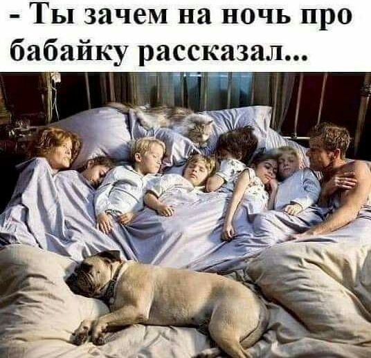 Ты зачем на ночь про бабайку рассказал