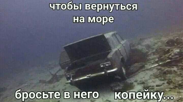 чтобы вернуться на море бросьтещэгщбп