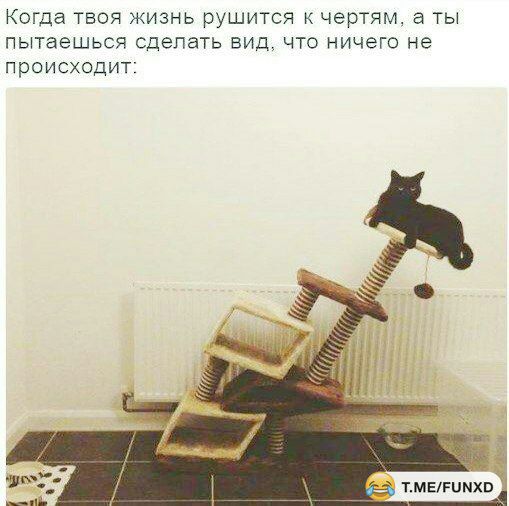 КОГДЭ ТВОЯ ЖИЗНЬ рушится К чертям а ТЫ ПЫТЗЭЩЬСЯ сделать БИБЪ ЧТО ничего не ПРОИСХОДИТ