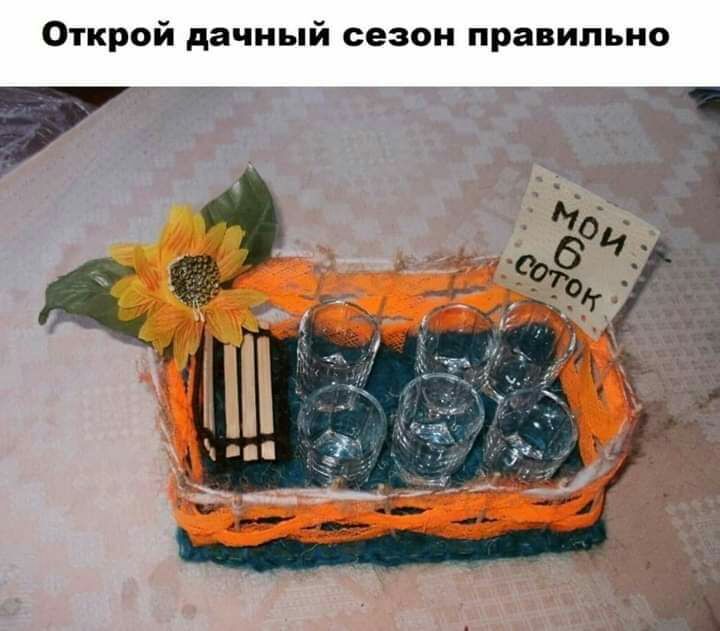 Открой дачный сезон правильно