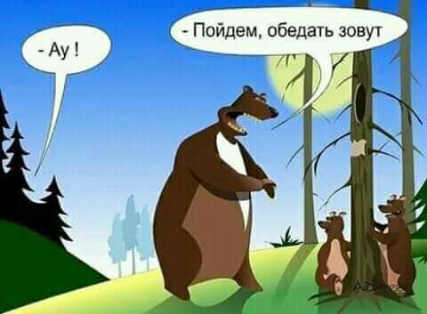 Пойдем обедать зовут