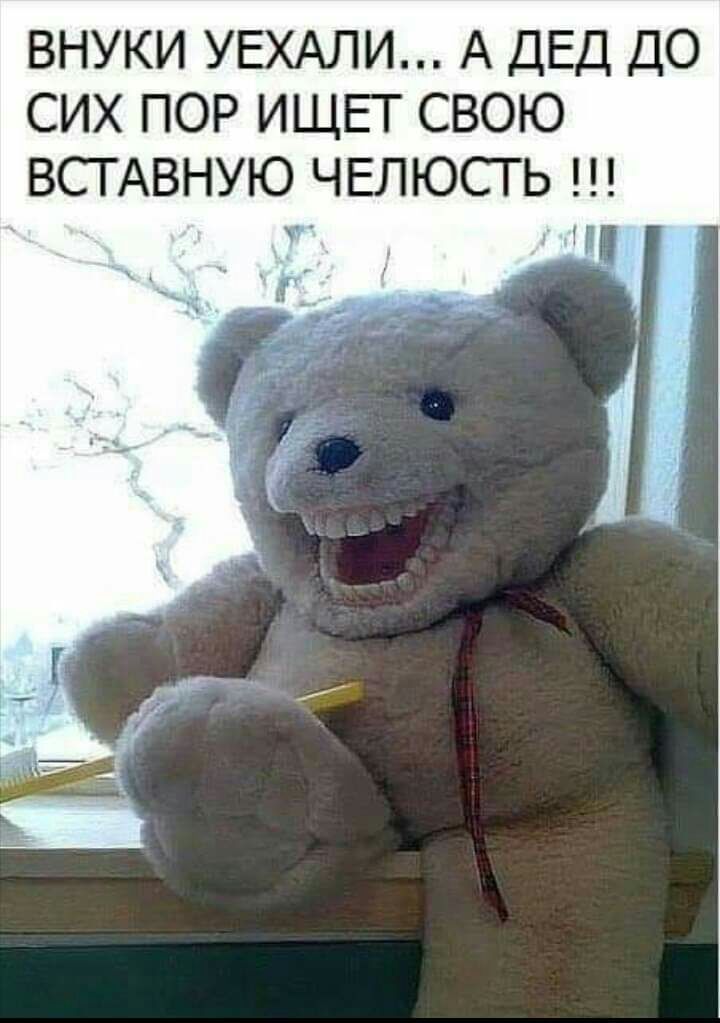 ВНУКИ УЕХАЛИ А ДЕД ДО СИХ ПОР ИЩЕГ СВОЮ ВСТАВНУЮ ЧЕЛЮСТЬ