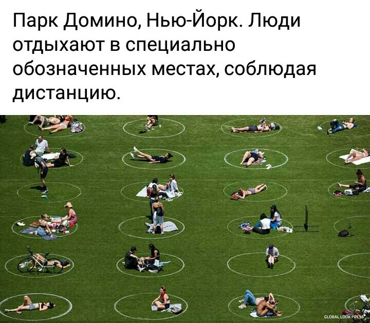 Парк Домино Нью Йорк Люди отдыхают в специально обозначенных местах соблюдая дистанцию
