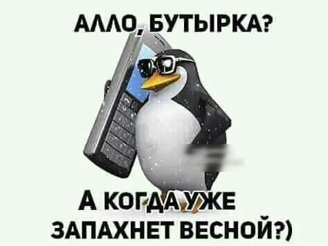АААО БУТЫРКА ЗАПАХНЕТ весной