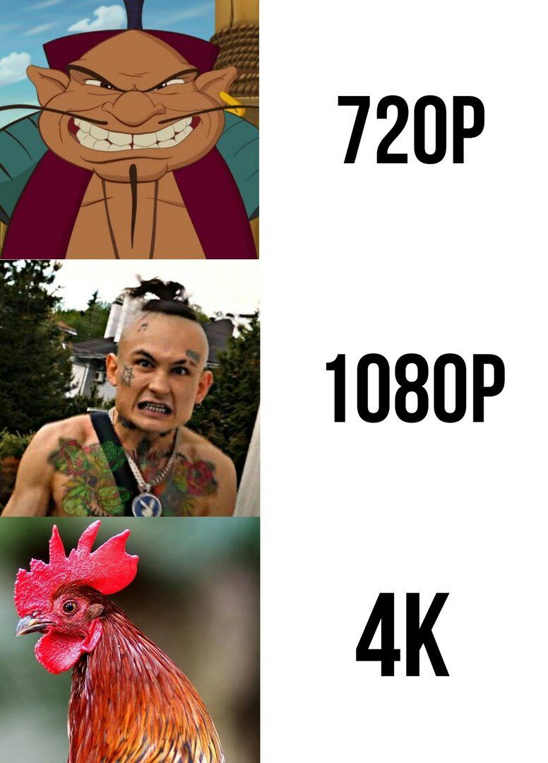 720Р 1080Р 4К