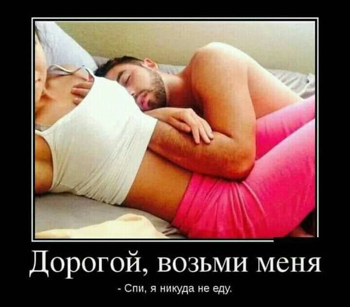 Дорогой возьми меня Спи я никуда не еду
