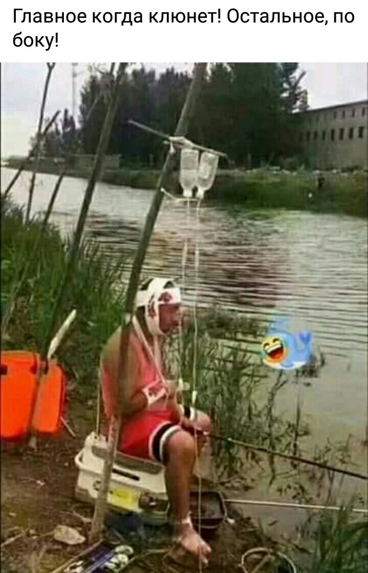 Главное когда клюнет Остальное по боку