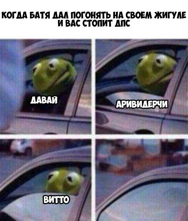 КОГДА БАТЯ ААА ПОГОНЯТЬ НА СВОЕМ ЖИГУАЕ И ВАС СТОПИТ АПС
