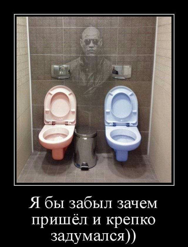 Я бы забыл зачем пришёл и крепко задумался
