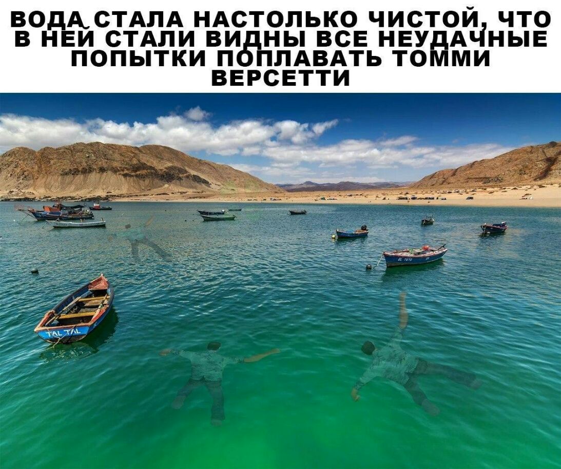 ВОДАСТАЛА НАСТОПЬКО ЧИСТОЙ ЧТО В НЕИ СТАЛИ ВИ НЫ ВСЕ НЕУДАЧНЫЕ ПОПЫТКИ П ППАВАТЬ ТОММИ ВЕРСЕТТИ