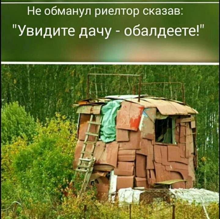 Не обманул риелтор сказав Увидите дачу обалдеете
