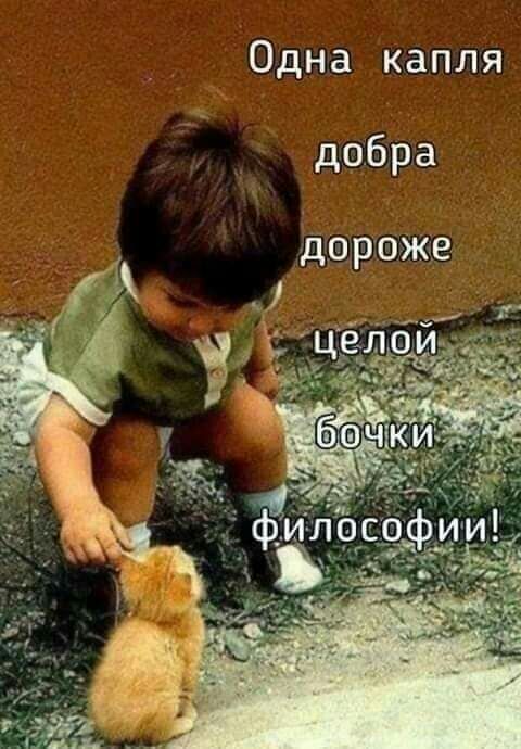 Одна капля _ добра дорфже д